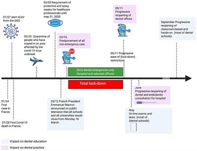 Effect of COVID-19 on Dental Education and Practice in France